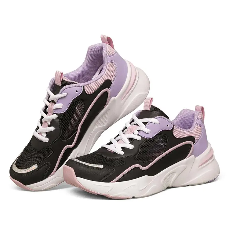 Wholesale Outdoor Breathable Mesh Woman Zapatillas Cheap Walking Sports Shoes Sneakers